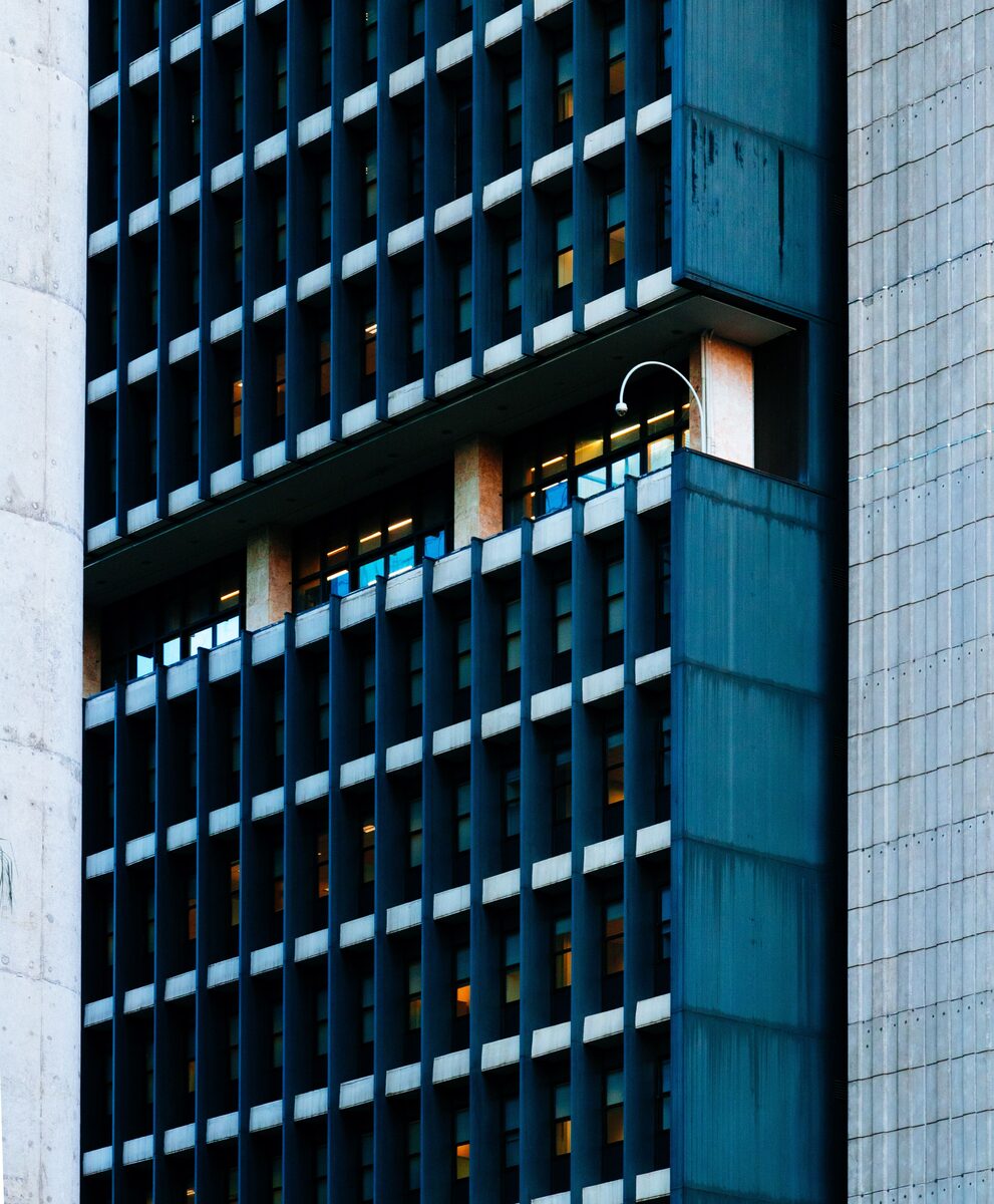 Exterior of an office building.